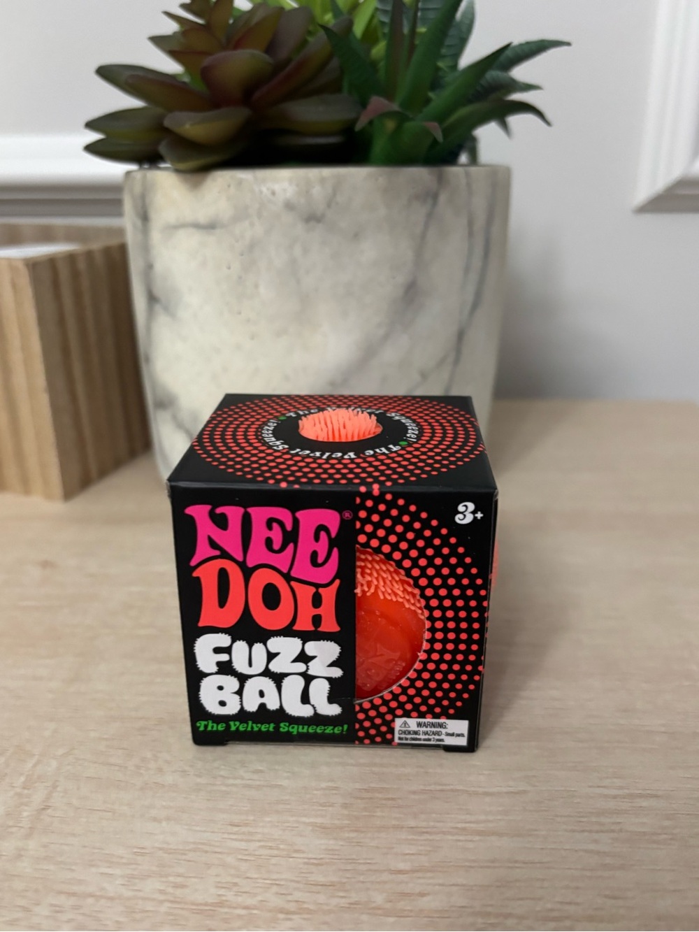New Needoh Fuzzball Velvet Squeeze - hard to find!